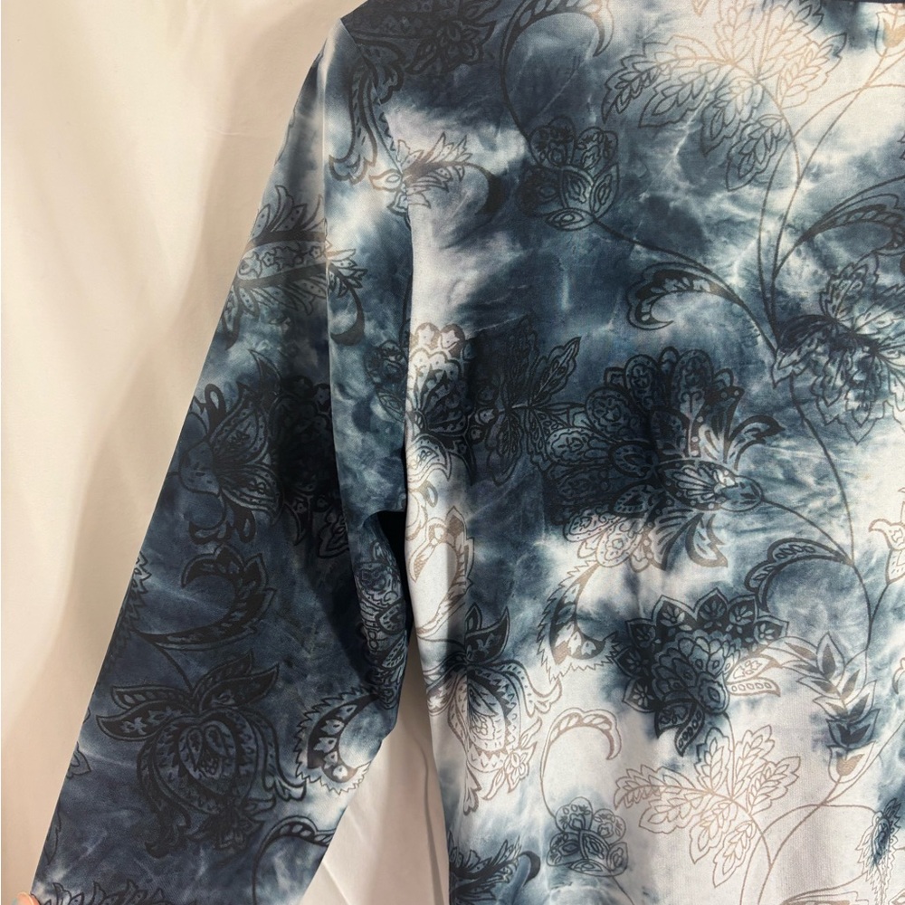 Y2K Dark Fairy Grunge Tie Dye Floral Whimsigoth Women’s Top Size M - Picture 10 of 13